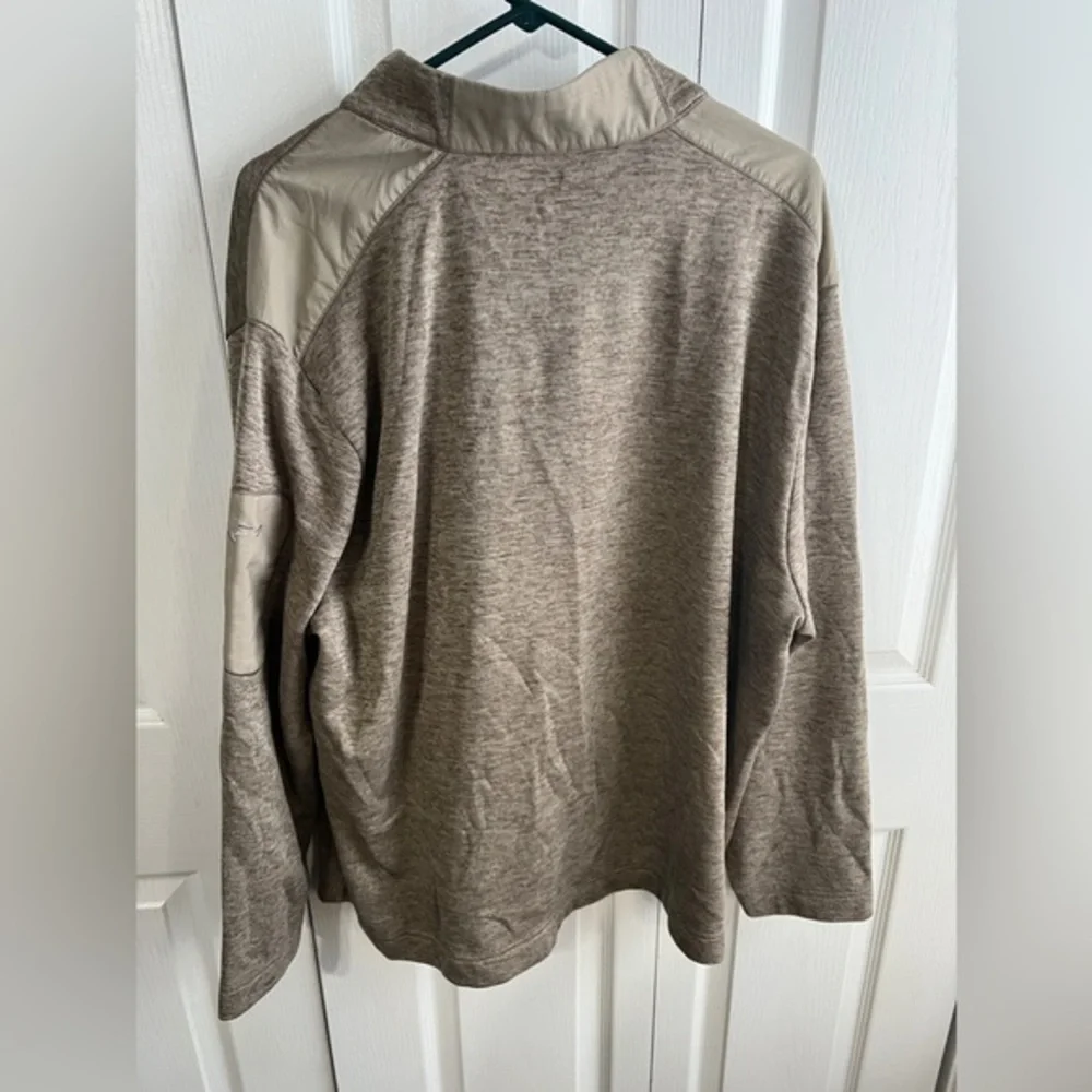 Greg‎ Norman Tan Henley Pullover Men's size XXL Golf Active Hike Travel Outdoor